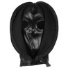 Ouch! Xtreme Cagoule Zip-Up Bondage Noire